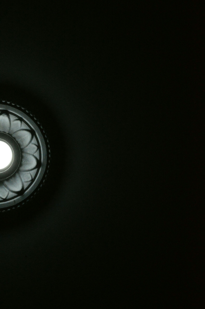 light in dark