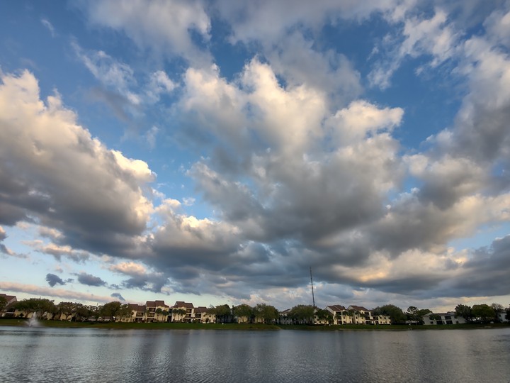 Fisheye Clouds