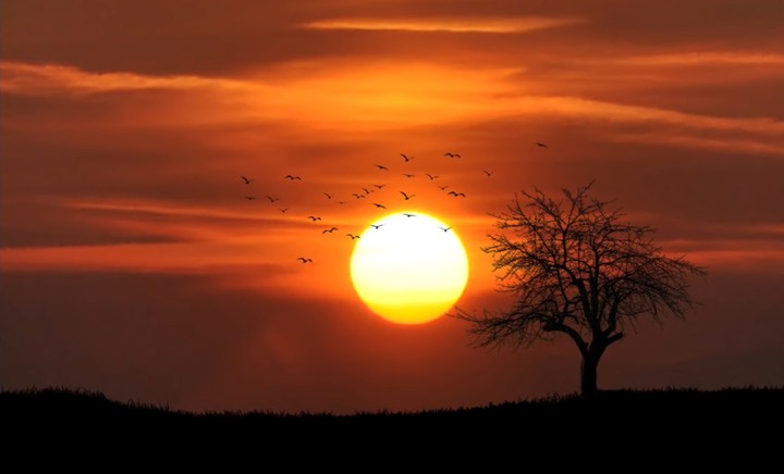 sun set