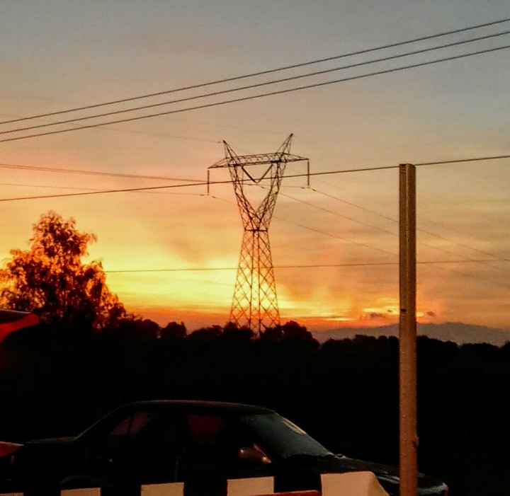 fire  In the sky!