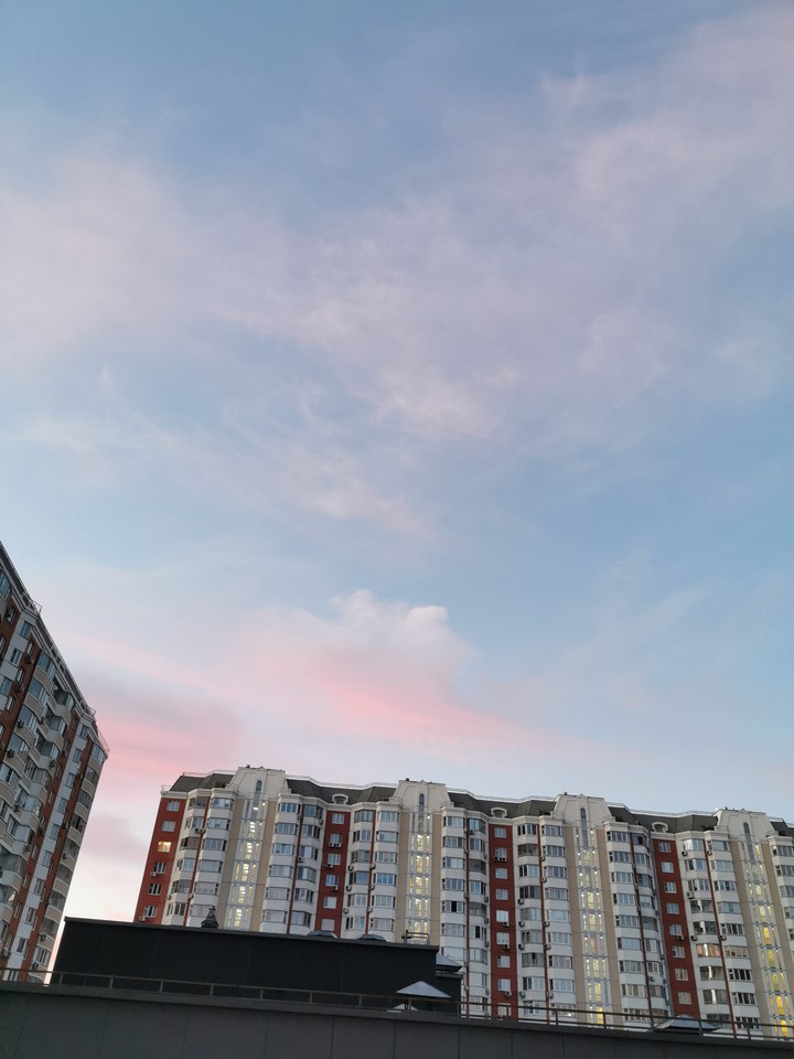 рассветное небо