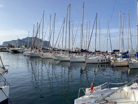 רקעים sea, mast