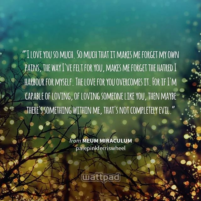 MEUM MIRACULUM an amazing Wattpad book