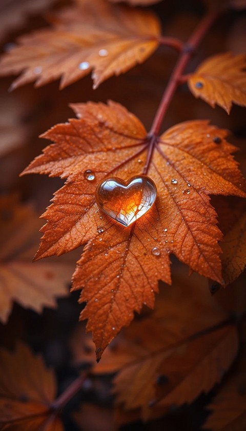 тапети Autumn, red