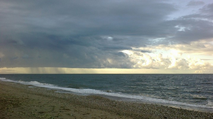 rain and sea