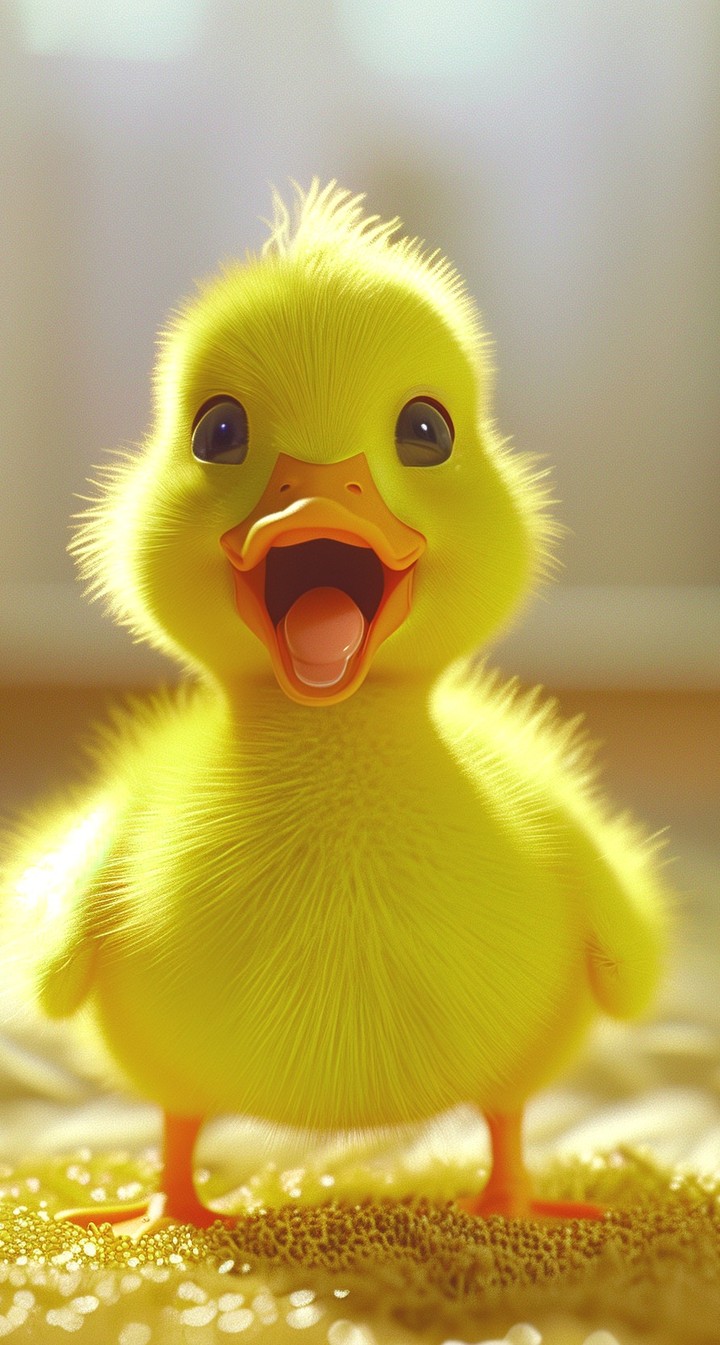 Duck cute, little duck