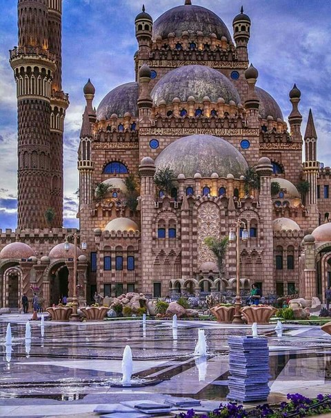 mosque. مسجد الصحابه بشرم الشيخ