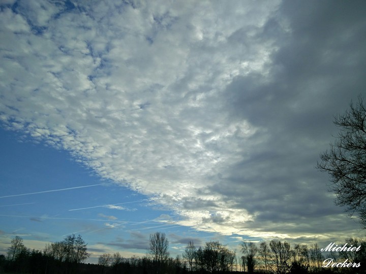 Amazing clouds above the grasslands