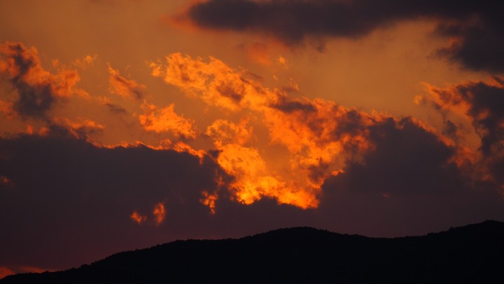 fire sky