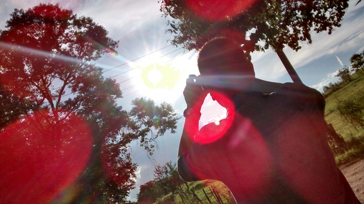 Front of the sun