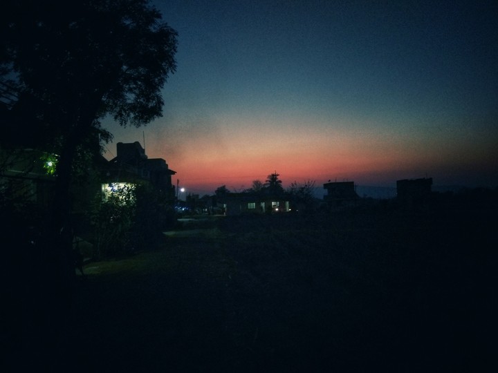 sunset and plesant athmosphers
