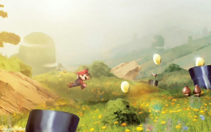 Super Mario Artistic Fan Art