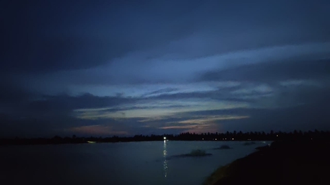 lake, 天空壁纸