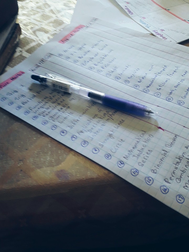 a pen in hand....
