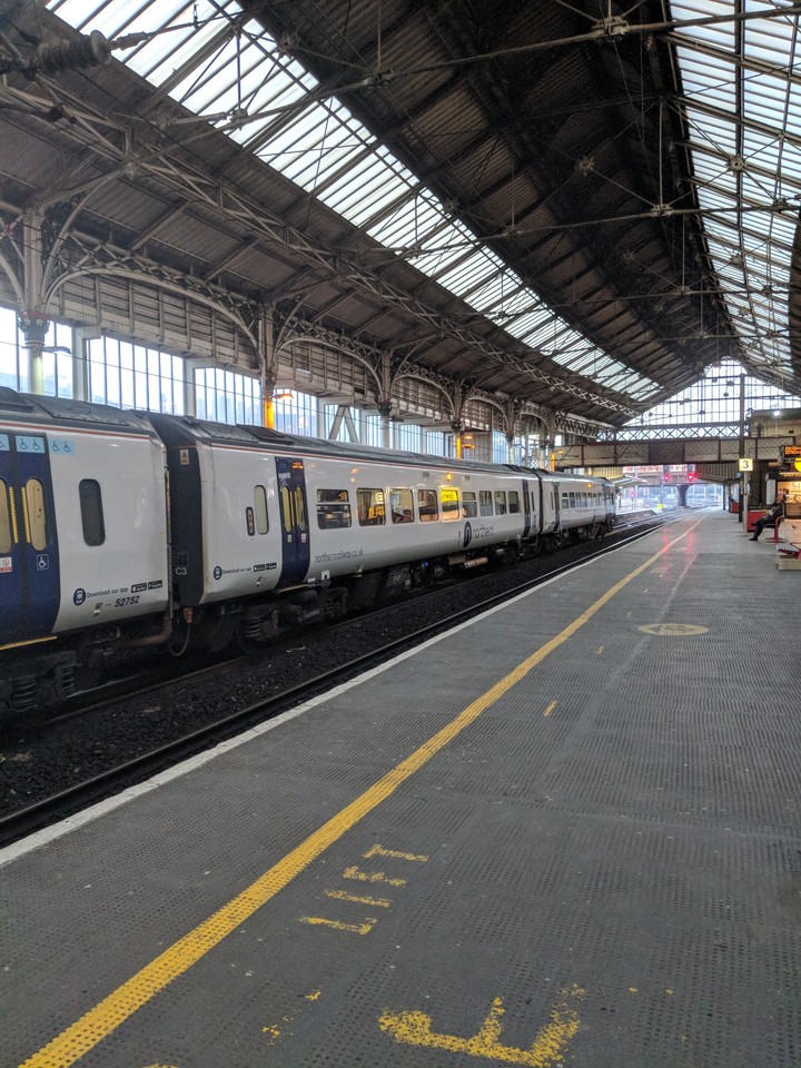 Norther Train in Train Station