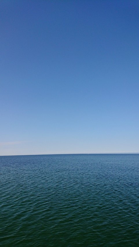 Blue sea, blue heaven in Hällevik Sweden