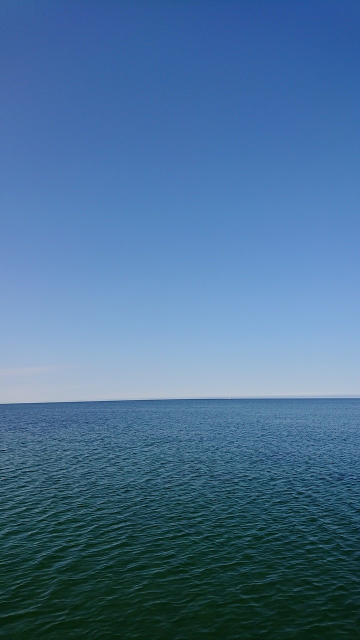 Blue sea, blue heaven in Hällevik Sweden