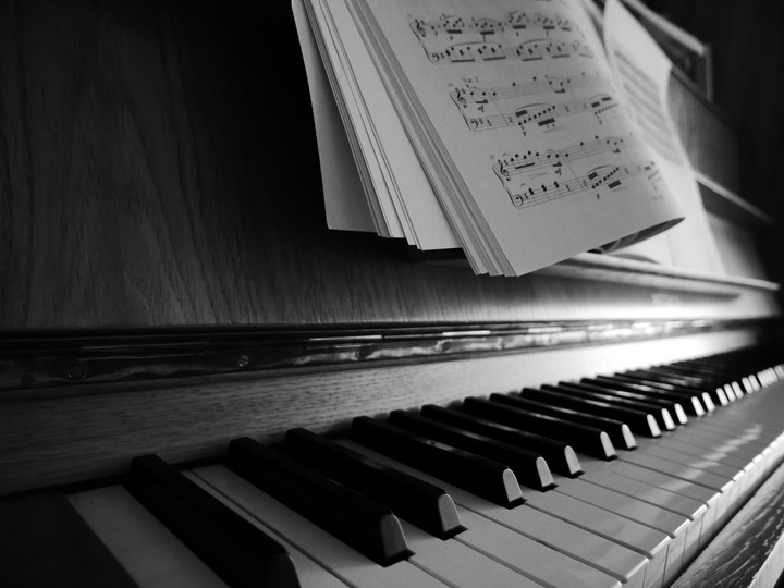 the piano