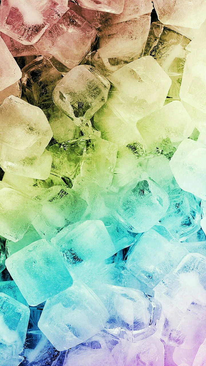 colorful ice
