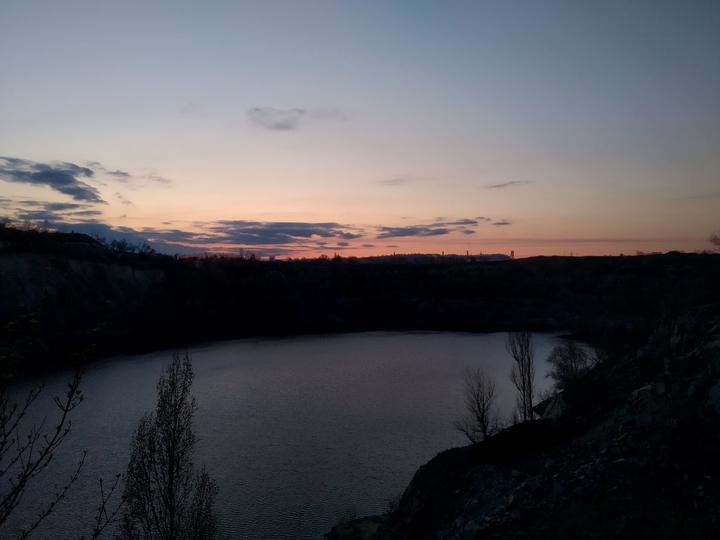 Spring sunset