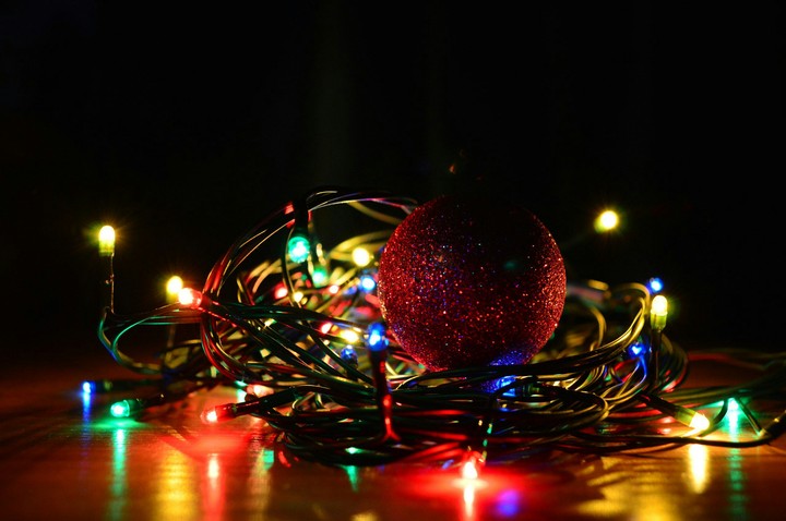 Lights of Christmas garland