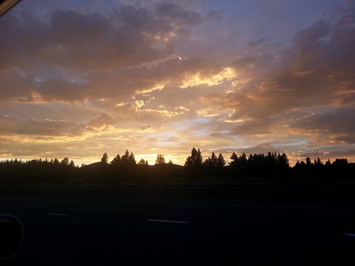 Sun setting Beautifully