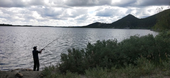 вечерняя рыбалка