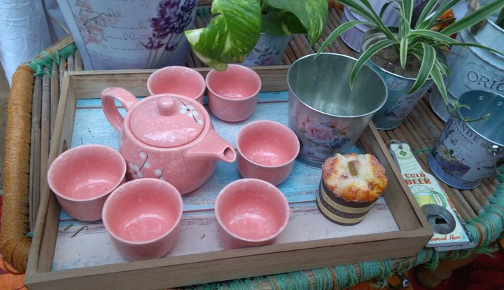 Pink tea ☕