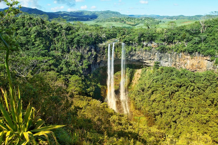Chamarel waterfalls, Mauritius
