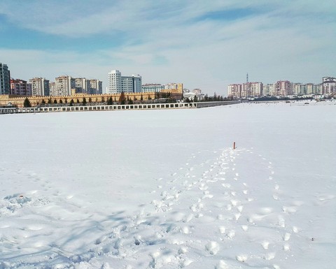 Snow sea