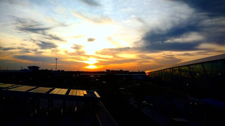 relaxing sunset