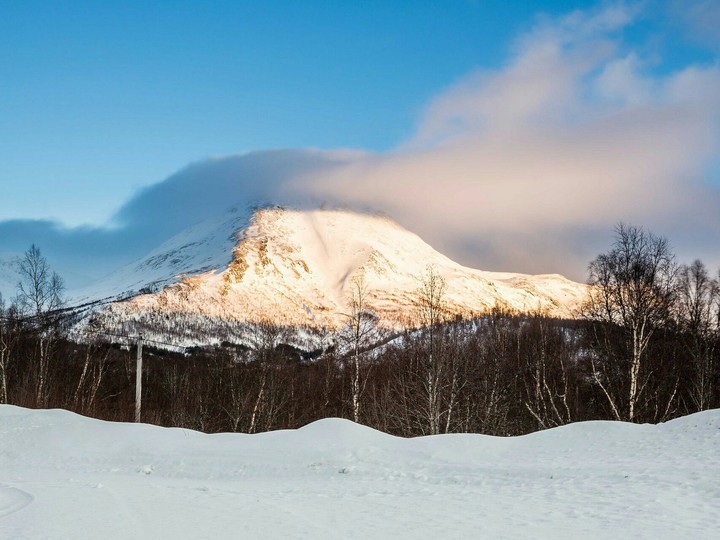 Montagne de neige