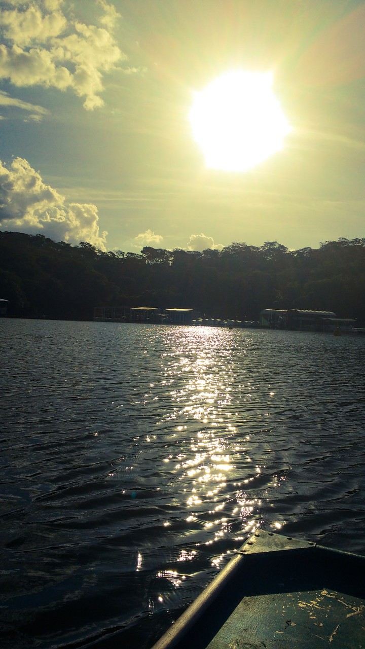 Sunlight on water
