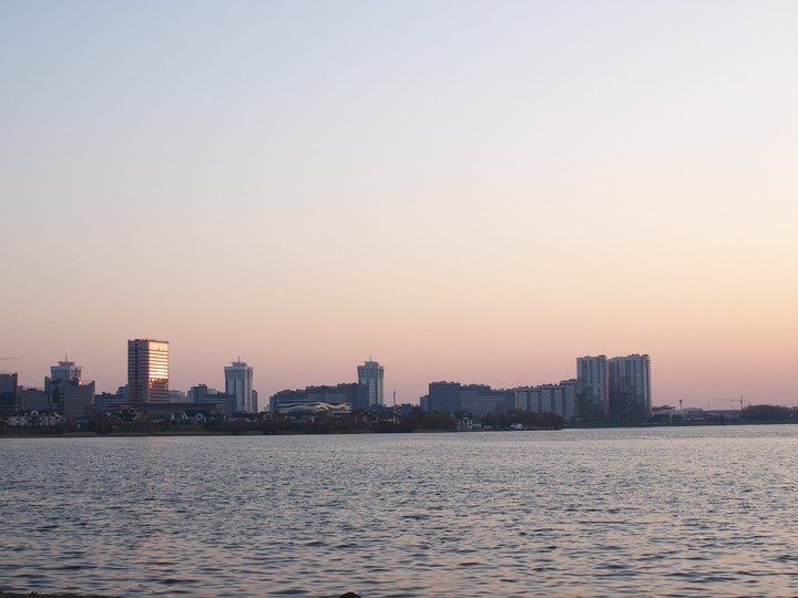 City sunset