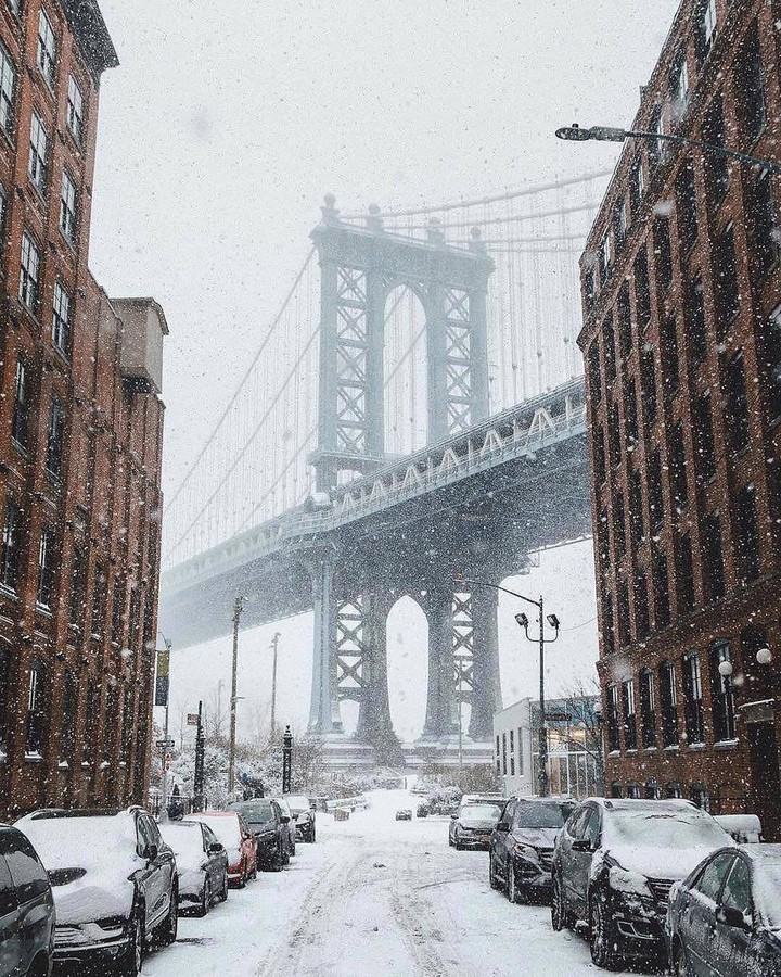 Beautiful winter in Brooklyn