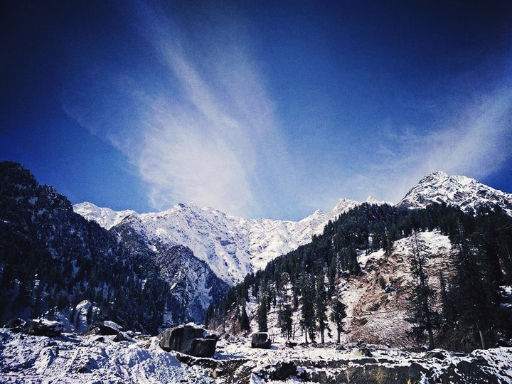 Snow Covered Mountains