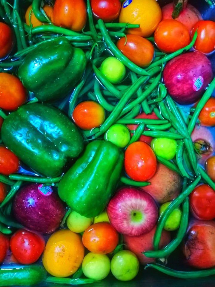 vegetables and fruits