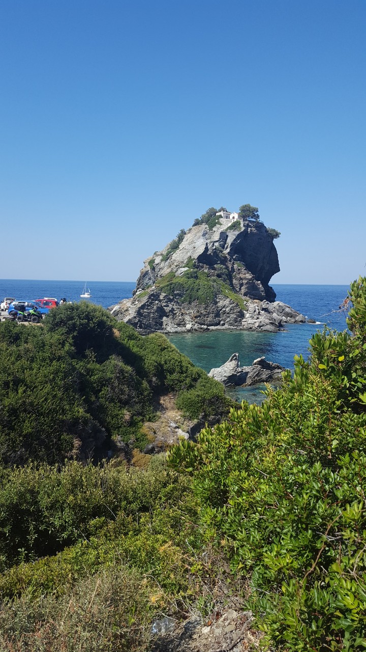 mama Mia church Skopelos island, Greece