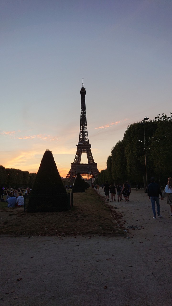 As the sun goes down