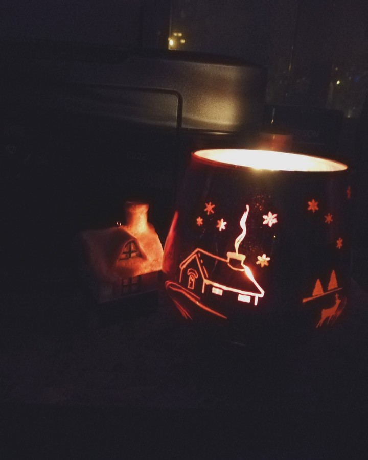 Candles in the silent night