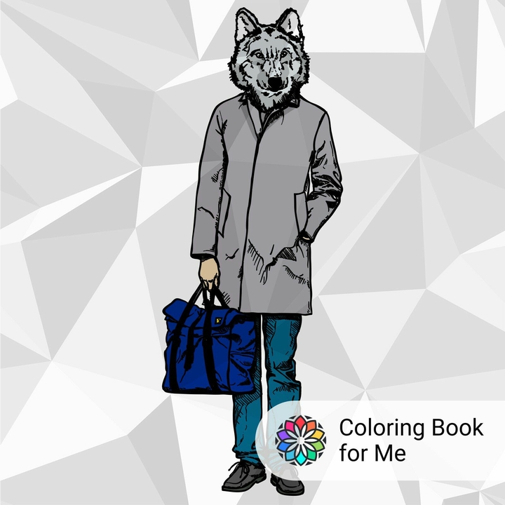 Fashionable Wolf