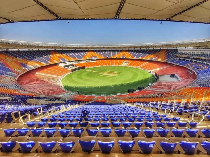 NaMo stadium ( largest sitting capacity cricket stad)