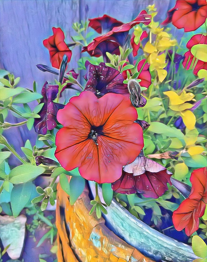 Art flowers