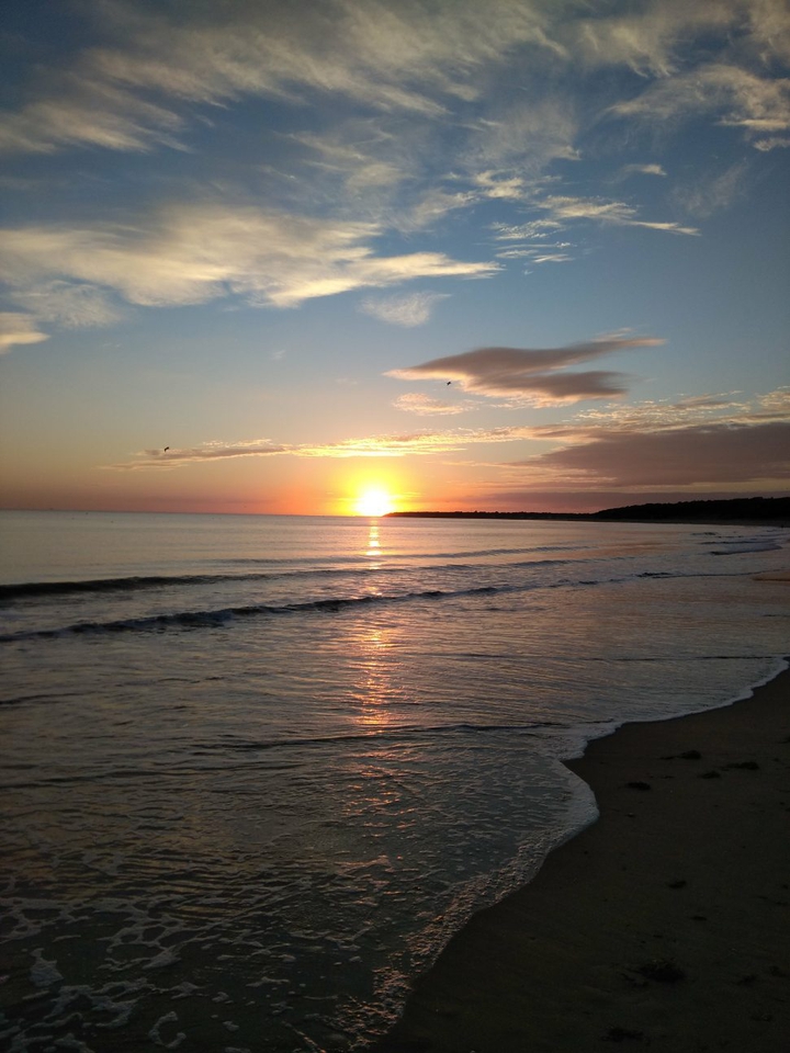 Et maintenant un jolie coucher de soleil