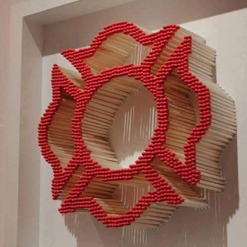 Matchstick art