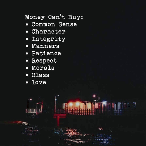 Money can't buy