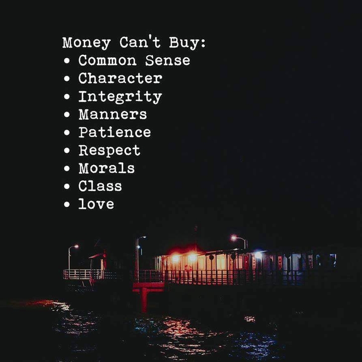 Money can't buy