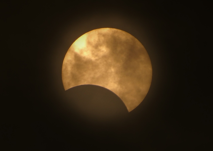 Solar eclipse from my home.(26/12/2019)
