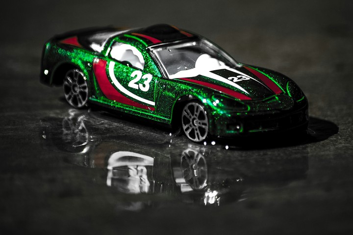 Green car