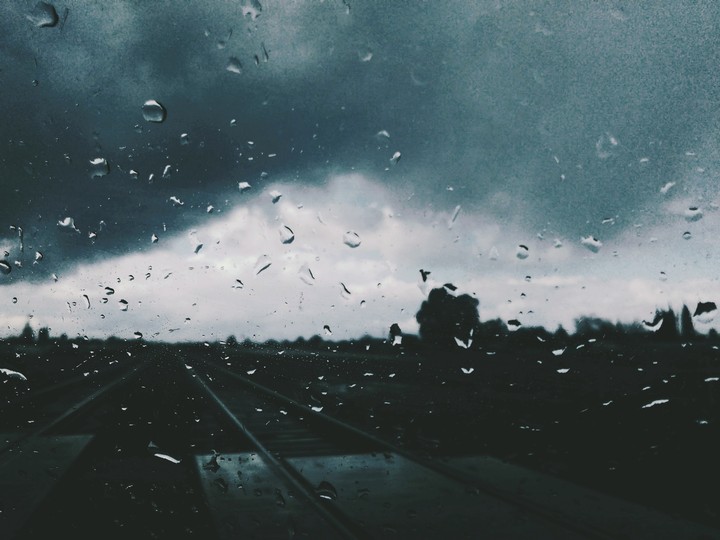 Rain by the Train Tracks